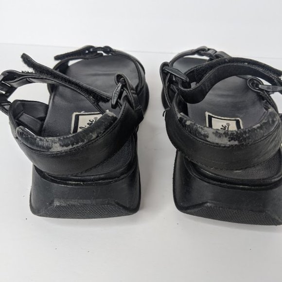 Zodiac Womens Black Adjustable Strap Sport Sandals - Picture 5 of 6